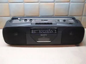 SONY CFS-201L RADIO CASSETTE PLAYER RECORDER STEREO FM LW MW SW PORTABLE - Picture 1 of 6