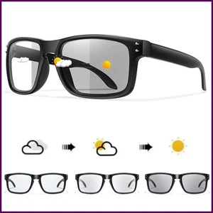 Gafas de sol fotocromáticas simples de moda para ciclismo hombres mujeres deportes al aire libre MTB - Imagen 1 de 26
