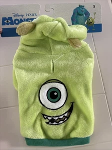 Disney Monsters Inc Pixar Mike Wazoski Fleece Hund Haustier Halloween Kostüm Größe S - Bild 1 von 8