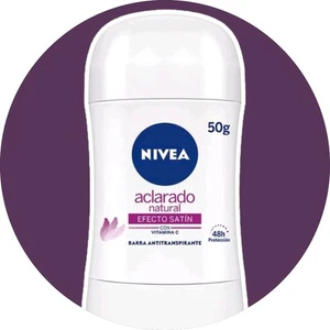 5 X NIVEA ANTITRANSPIRANTE ACLARADO NATURAL EFFECTO SATIN DESODORANTE - 50g ea - Picture 1 of 1