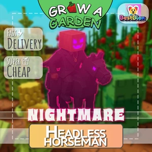 🎃🌙Nightmare Headless Horseman 🎮ROBLOX 🪴Grow a Garden | CHEAP | FAST✅ - Picture 1 of 1