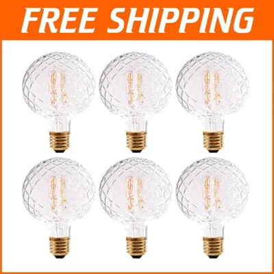 Warm White G30 Pineapple Shaped LED Bulbs - 4W Edison Style for Vintage Touch - Image 1 of 4