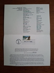 RARE Signed by Designer Howard Koslow 2042 20c TVA Temmessee Valley Authority - Picture 1 of 3