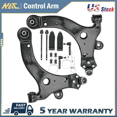 Front Lower Control Arm Ball Joint Sway Bar For 2004-2005 Chevrolet Impala 10pcs - Image 1 of 4