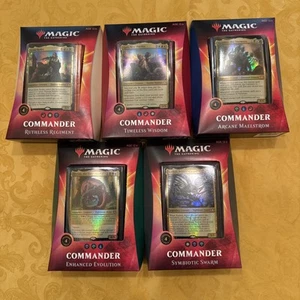 Magic the Gathering - Ikoria Commander 2020 - Set of 5 - Brand New MTG Sealed - Picture 1 of 6
