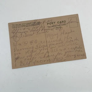 VINTAGE ORIGINAL Photo Postcard Letter Greeting Card WW1 WW2 Junk Journal - Picture 1 of 2
