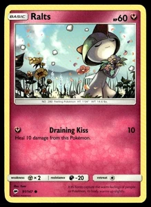 Ralts Common SM - Burning Shadows 91/147 LP Pokémon TCG - Picture 1 of 2
