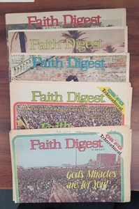 5 Faith Digest Magazines, 1973-77 - T L Osborn - Pentecostal Healing Evangelist - Picture 1 of 11