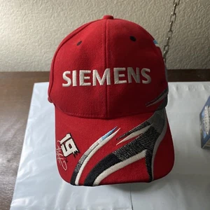 NASCAR Siemens Jeremy Mayfield #19 Bill Elliott #9 Mütze Cap Everham Racing signiert - Bild 1 von 5