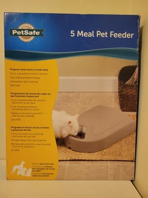 PetSafe Eatwell 5 Meal Timed Automatic Pet Feeder PFD11-13707 - Image 1 of 4