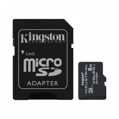 Kingston Technology Industrial 8 GB MicroSDHC UHS-I Classe 10 - Immagine 1 di 3
