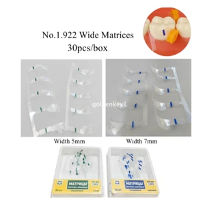 Zahnärztliche klare Matrix transparent TOR VM Matrizen Polyester Streifen Breite 5 mm 7 mm - Bild 1 von 13