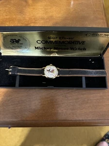 Walt Disney 50 Years Commemorative Official Mickey Mouse Watch - Picture 1 of 3