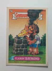 Tarjeta coleccionable Garbage Pail Kids Series 10 1987 Flamin' Raymond 384a - Imagen 1 de 2