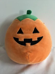 5" Squishmallow Halloween Plush Orange Pumpkin Jack O'Lantern Kellytoy Stuffed - Picture 1 of 9
