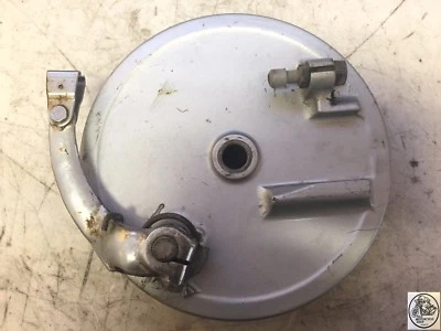 1975 HONDA MT250 ELSINORE FRONT BRAKE PLATE DRUM OEM - Image 1 of 4