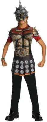 Gladiador Medieval Guerrero Ejecutor Disfraz Elegante Halloween Niño Disfraz Foto 1 de 2