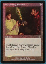 Disrupting Scepter FOIL 7th Edition HEAVILY PLD Rare CARD (115979) ABUGames