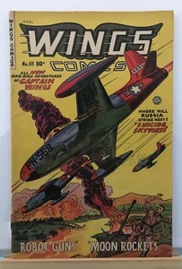 COMIC BOOK - WINGS COMICS - CAPTAIN WINGS #113 - Winter 1951 - Picture 1 of 2