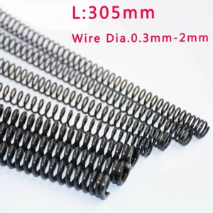 1pcs Wire Dia.0.3/0.4/0.5/0.6-2mm Length 305mm Steel Spring Compression Spring  - Picture 1 of 7
