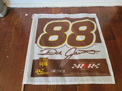 Vintage 2000 Dale Jarrett Flag WinCraft Sports NASCAR Flag #18 2000 Cover