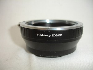 Fotasy EOS-FX Canon EF Lens to Fuji FX Camera Adapter