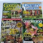 Lot mixte de 4 magazines et terrasse de jardinage et paysage Country Gardens