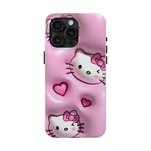 Cute Hello Kitty Phone Case, Kawaii Phone Cover, Gift for Teens, Pink Cell Phone - Picture 1 of 18