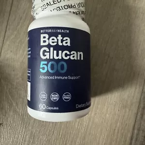 Beta Glucan 500 60 Capsules Better Way Health Immune Support Betterway - Picture 1 of 5