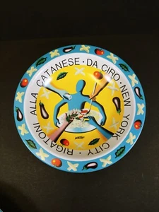 Mark Kostabi 10" Bowl 4 Rigatoni Alla Catanese Da Ciro NYC 2001 L.E Buon Ricordo - Picture 1 of 6