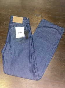 Pantalones de mezclilla de tiro medio Logan de trapo y hueso nuevos con etiquetas enjuague talla 24 - Imagen 1 de 5