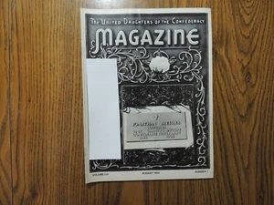 UDC United Daughters of Confederacy Magazin 1993 August Grabmal Bressler - Bild 1 von 3