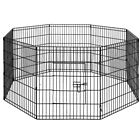 i.Pet Pet Dog Playpen Enclosure 8 Panel 30&quot; Puppy Exercise Cage Fence Play Pen