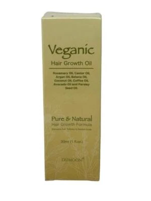 Veganic Hair Growth Oil Pure and Natural Formula - 1 Fl Oz - EXP 05/2027 - Image 1 of 3