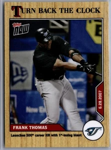 2020 Topps Now Turn Back the Clock #90 Frank Thomas Toronto Blue Jays - Picture 1 of 2