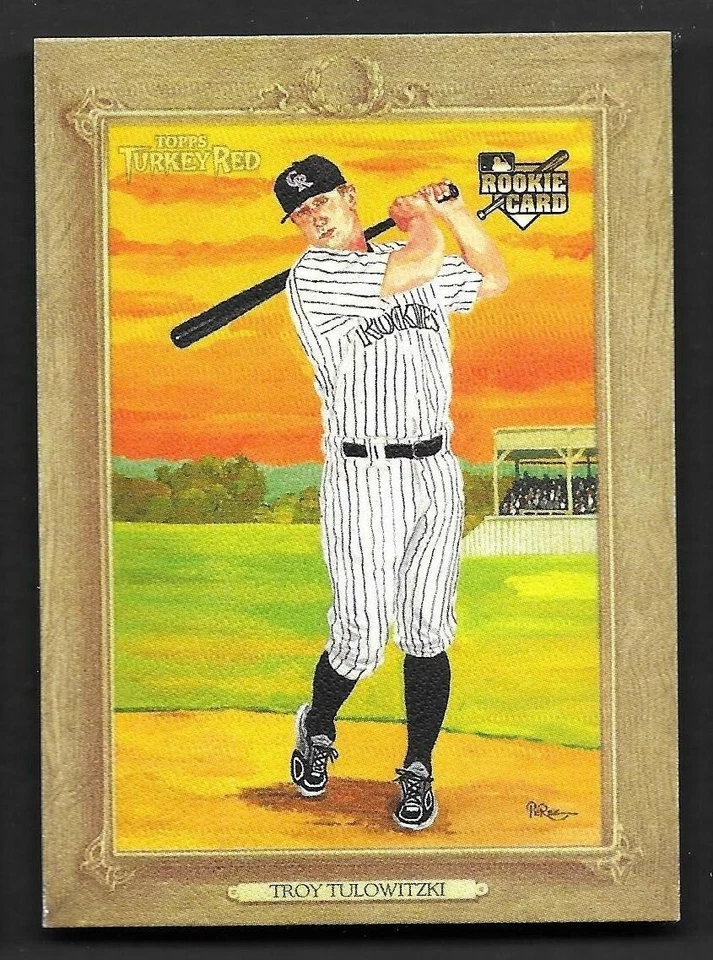 2007 Topps Turkey Red #163 Troy Tulowitzki RC Colorado Rockies  - Image 1 of 1