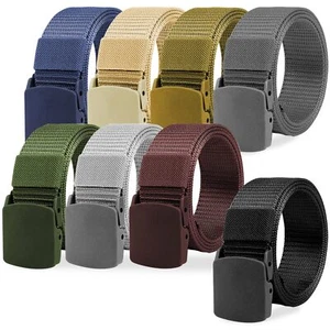 Nylon Military Tactical Belt, 8 Pack, Lightweight, Quick Dry, Comfort, Top - Picture 1 of 7