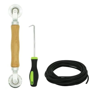 Screen Repair Kit Screen Roller Tool with Bearing, Screen Retainer Spline(32ft) - Picture 1 of 6