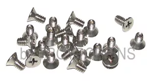 20-SS #10-24 X 3/8" PFH PHILLIPS TORNILLOS MÁQUINA DE CABEZA PLANA ACERO INOXIDABLE 18-8 - Imagen 1 de 1