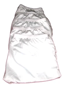 NEW~Comfort Choice Signature White Nylon Brief Panties~5-Pack Women's Plus SZ 14 - Picture 1 of 3