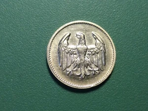 1924 F GERMANY SILVER ONE MARK ..... #785DR...XF - Picture 1 of 2