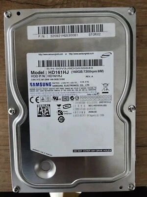 Hard disk Samsung HD161HJ 160GB 7200RPM SATA 3Gbps/s 8MB Cache 3.5" - Immagine 1 di 2