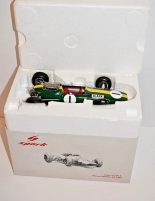 Spark Diecast Lotus 33 #1 Jim Clark - 1965 West German Grand Prix - 1:18 - MIB - Image 1 of 4