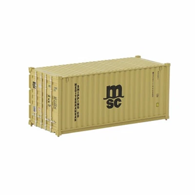 Evemodel HO Scale 1:87 20ft Shipping Container 20' Cargo Box (pack of 3) C8726 - Image 1 of 4