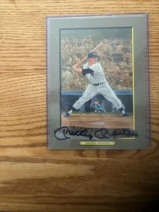 Mickey Mantle signed, autographed Perez Steele Great Moments! Cut Signature! - Picture 1 of 2