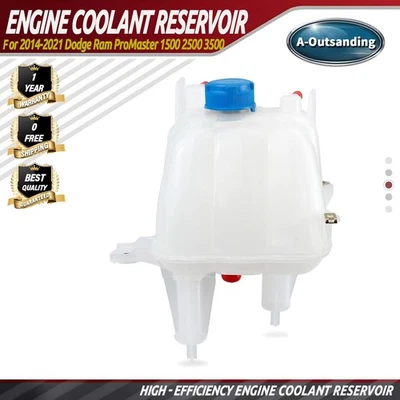 Depósito de refrigerante para Dodg Ram ProMaster 1500 2500 3500 2014-2021 52014880AA Foto 1 de 4