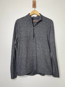 Lululemon Herren Surge warmer Half Zip Pullover Gr. Medium grau sportlich - Bild 1 von 3
