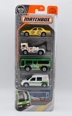 Matchbox Superfast 2018 5 Pack Metro Transit City Bus, Transit, Ford Crown - Immagine 1 di 2