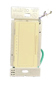 Lutron HomeWorks HWD-10ND-LA - Light Almond - 1000W Dimmer, Open Box - Picture 1 of 4
