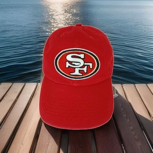 San Francisco 49ers Hat ’47 Franchise Fitted Medium Red Recycled Bottles NFL Cap - Picture 1 of 17